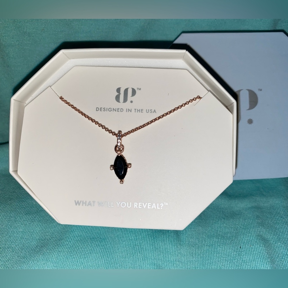 Shades Of You black onyx cubic zirconia in rose gold setting